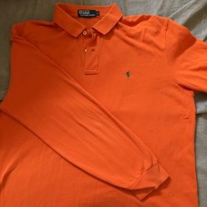 Polo Long sleeve orange